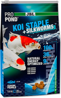 JBL ProPond Koi Staple+Silkworms S 2,0 kg basisvoer, miniatuur 1