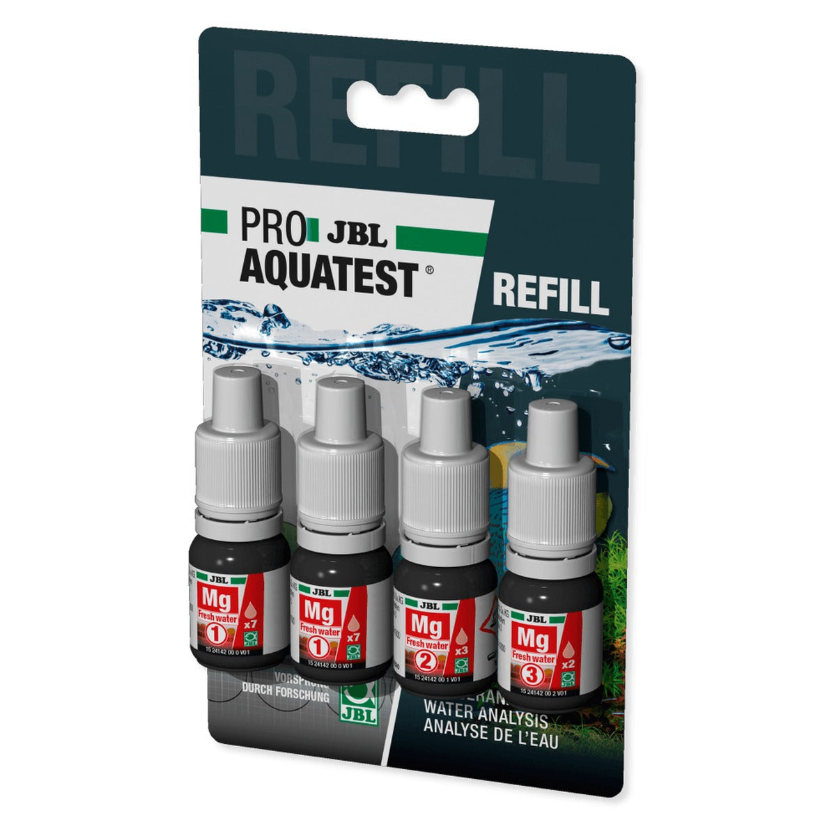 JBL ProAquaTest Mg Magnesium reagensflesjes voor 60 metingen