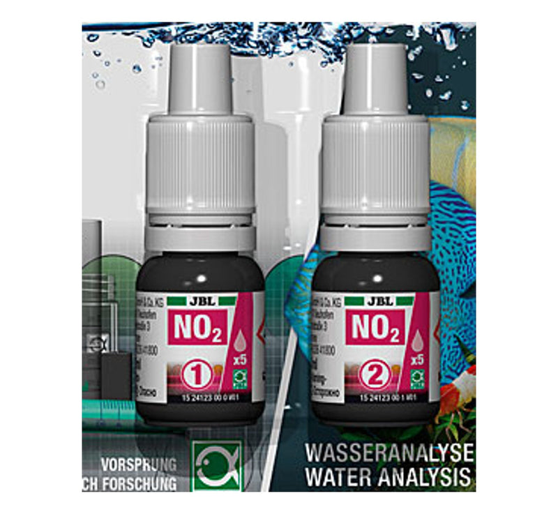 JBL PROAQUATEST NO2 Nitriet reagensflacons 1 en 2 detail, afbeelding 2 Watertest Navulling