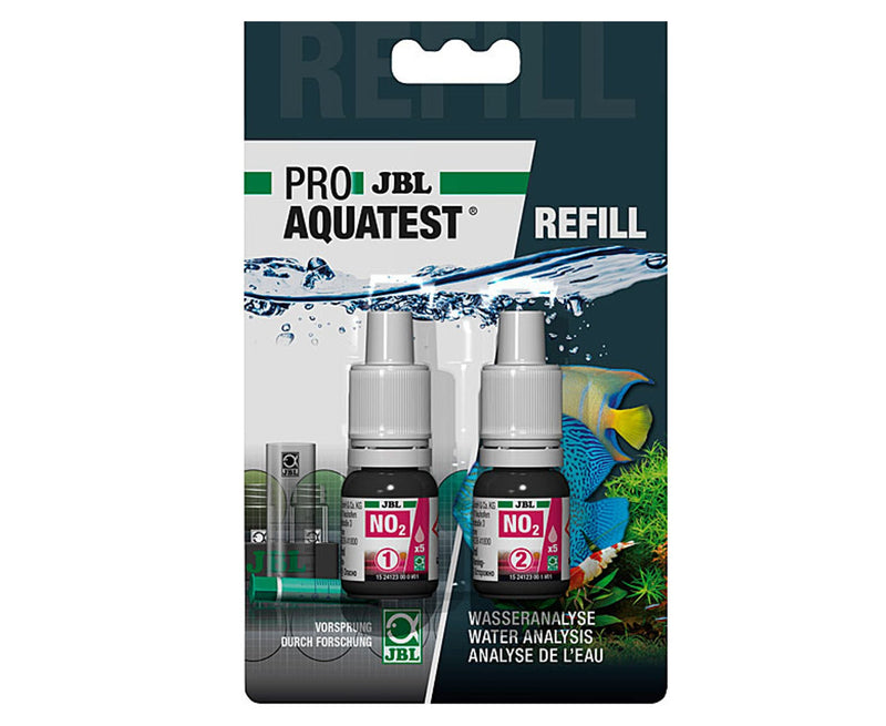 JBL PROAQUATEST NO2 Nitriet REFILL verpakking packshot art 2412400, Watertest Navulling bij Vijvercentrum