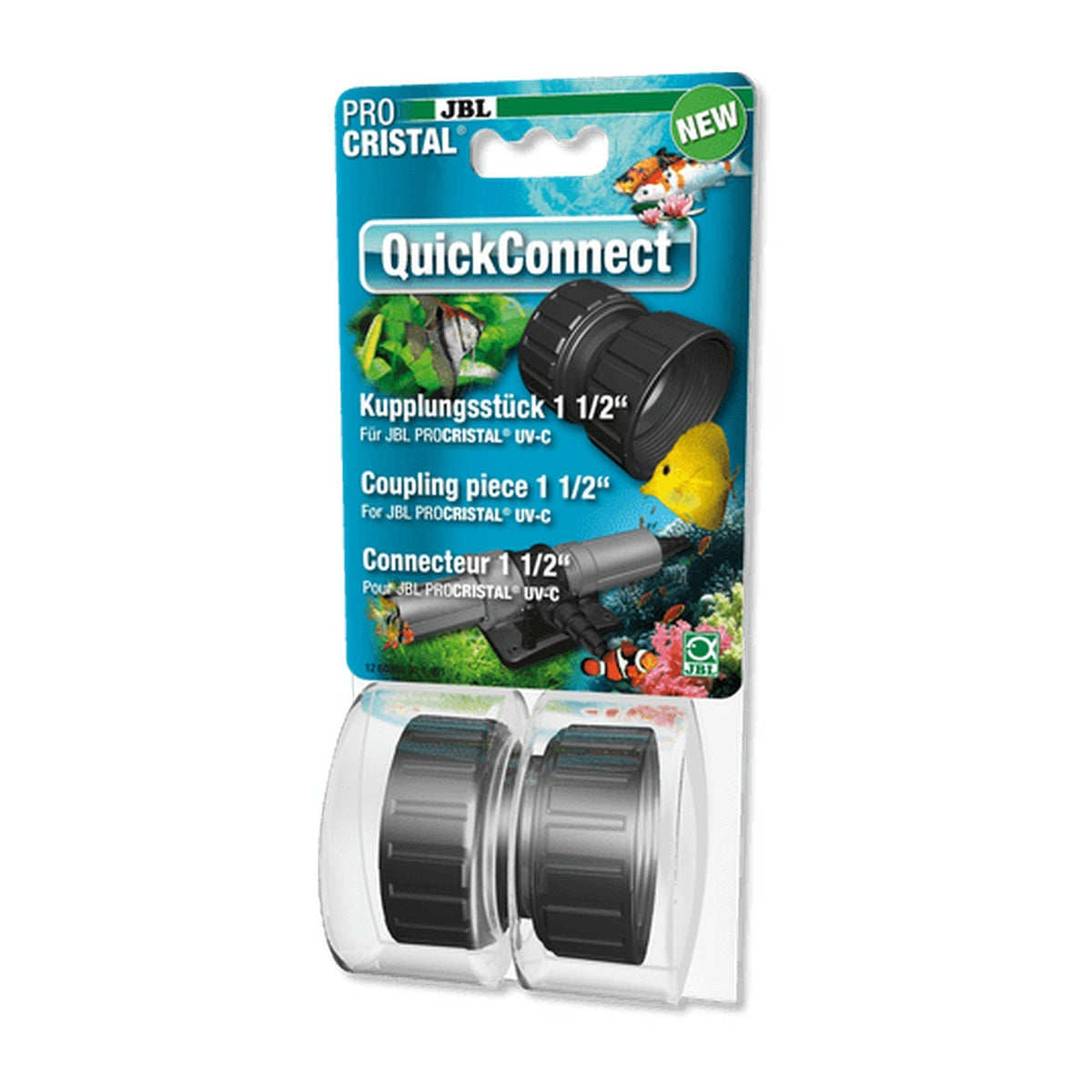 JBL ProCristal QuickConnect koppelstuk 1 1/2 inch blisterkaart verpakking