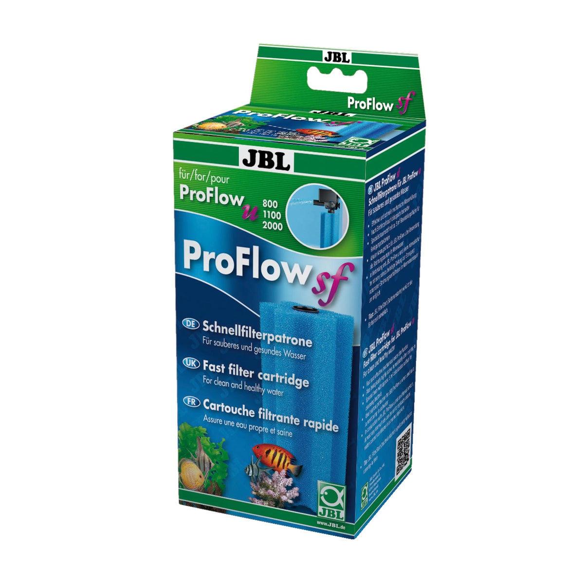 JBL ProFlow sf snelfilterpatroon voor u800 u1100 u2000 verpakking 3D art 6061000