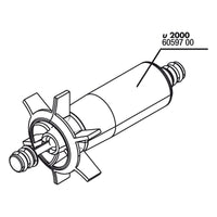 JBL ProFlow u2000 technische exploded view tekening rotor as lagers, miniatuur 2