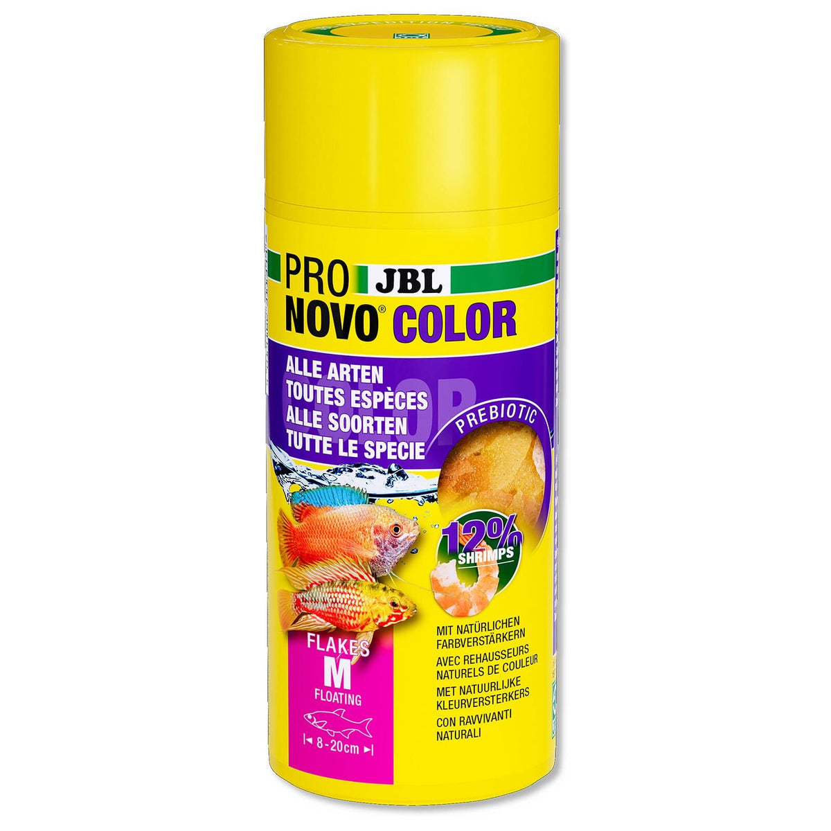 JBL ProNovo Color Flakes M Kleurvoer Vlokken 250ml (8-20 cm)