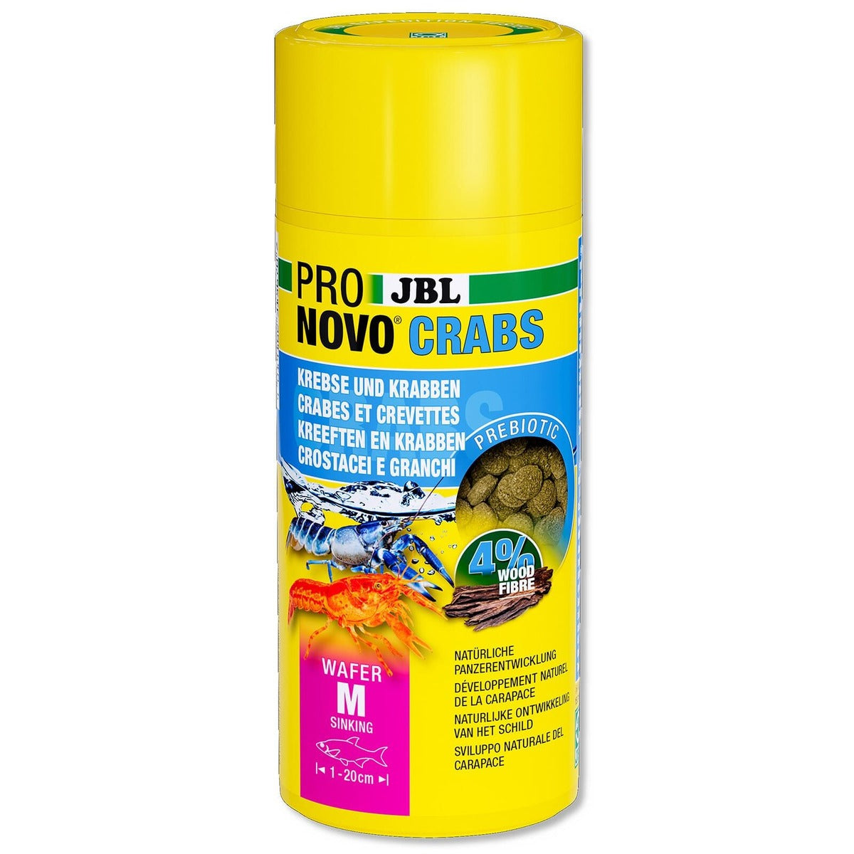 JBL ProNovo Crabs Wafer M 100ml voer voor krabben en kreeften