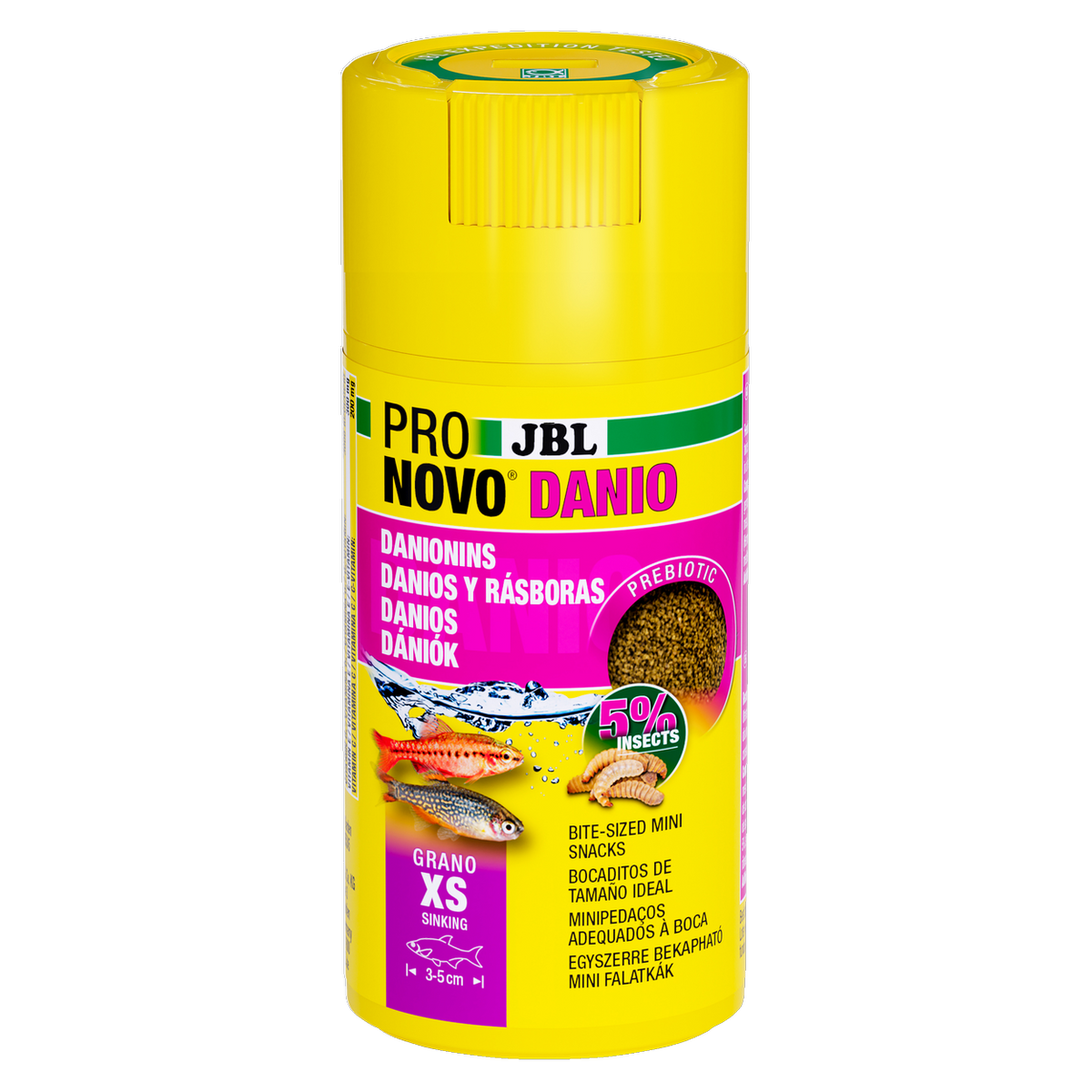 JBL ProNovo Danio Grano XS 100ml granulaatvoer voor kleine barbelen en danios