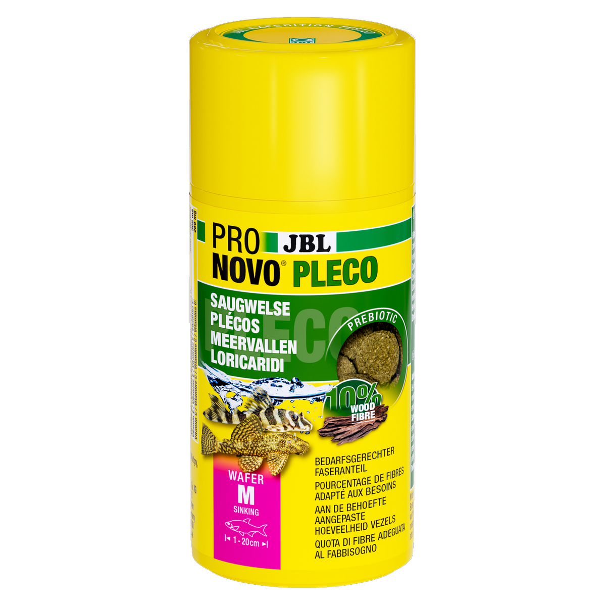 JBL ProNovo Pleco Wafer M 100ml voederwafels voor harnasmeervallen