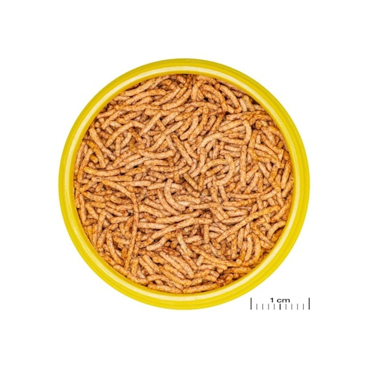 JBL PRONOVO RED INSECT STICK S drijvende sticks detailopname 1cm schaal