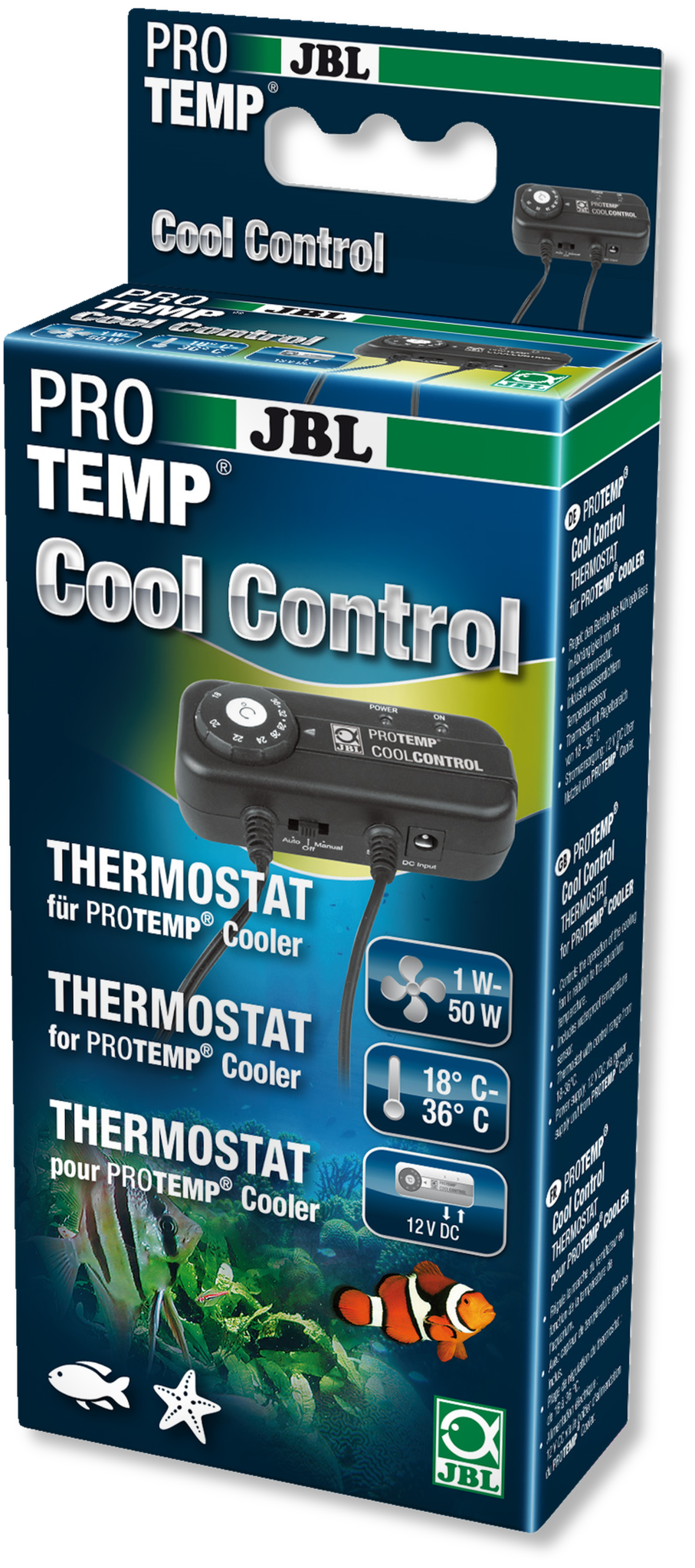 JBL PROTEMP CoolControl Thermostaat voor Aquariumkoelers verpakking