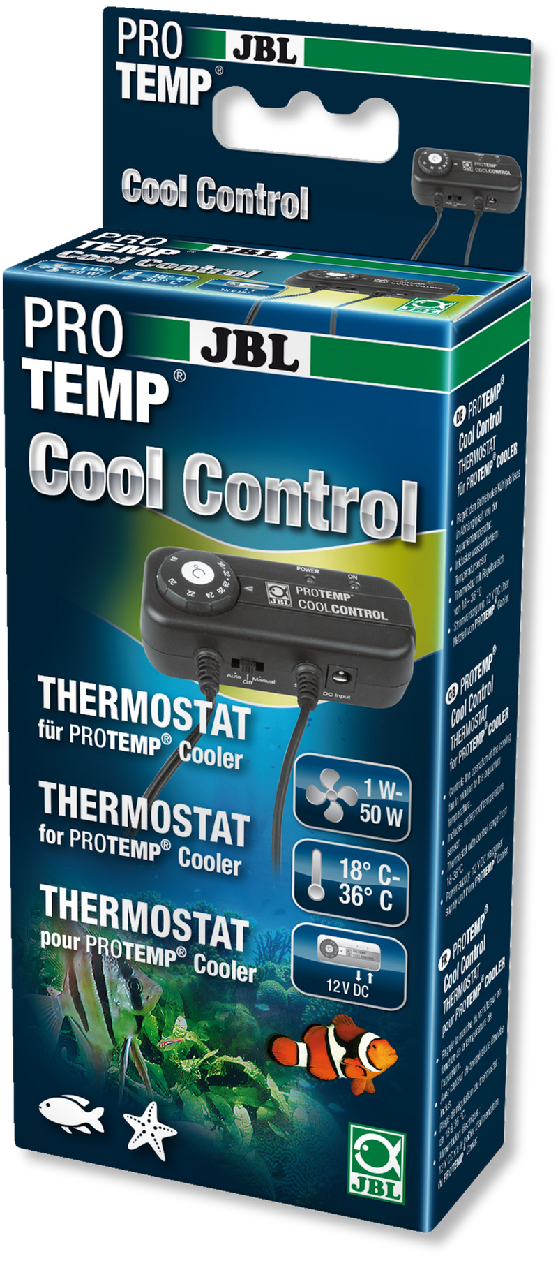 JBL PROTEMP CoolControl Thermostaat voor Aquariumkoelers verpakking, afbeelding 2 Aquariumaccessoire