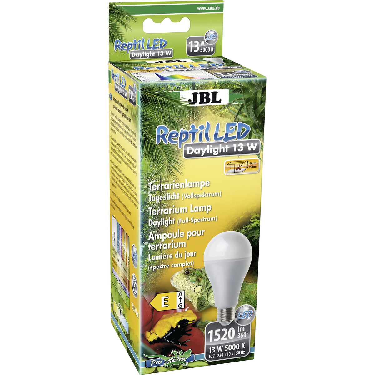 JBL Reptil LED Daylight 13W verpakking doos detail