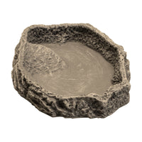 JBL ReptilBar SAND S zandsteenlook voer en drinkschaal studio packshot op witte achtergrond, miniatuur 1
