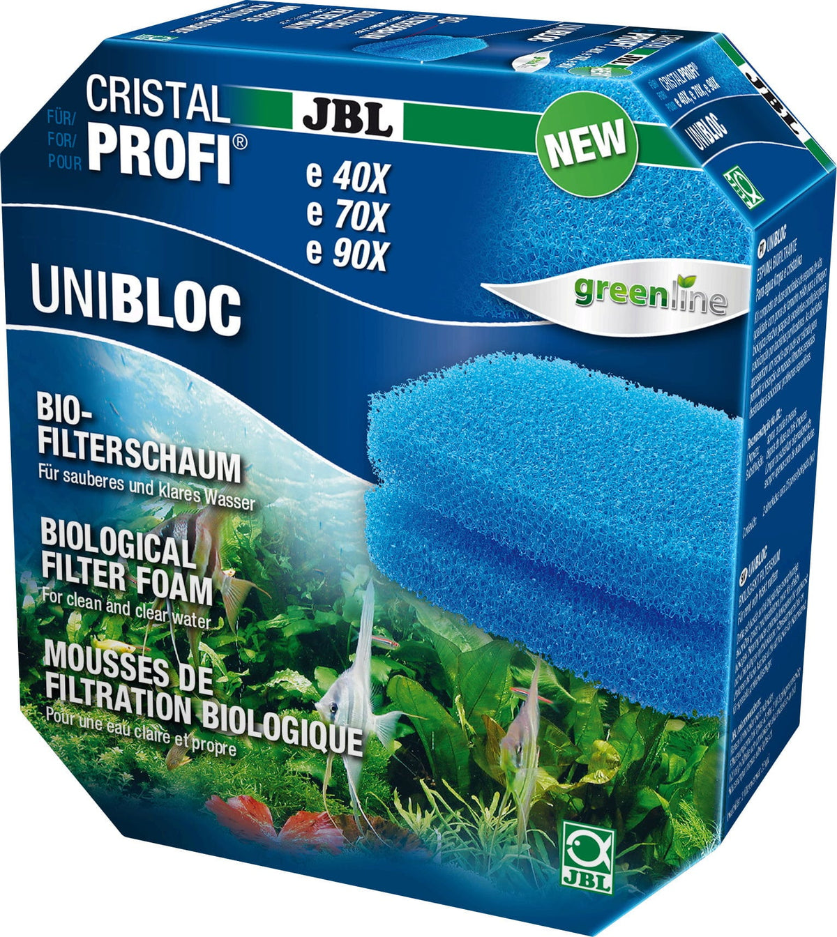 JBL UniBloc CristalProfi e401/e701/e901 Bio-Filterschuim Sponzenset (2 stuks)