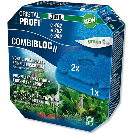 JBL CombiBloc II CristalProfi e402/e702/e902 Bovenkorf Filtersponzenset