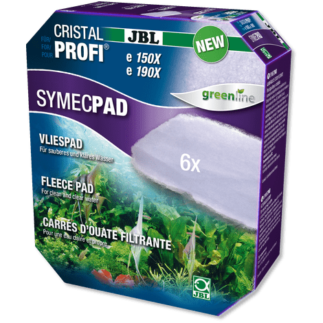 JBL SymecPad II Fijnfilterpads voor CristalProfi e1501/e1502/e1901/e1902 (6 stuks)