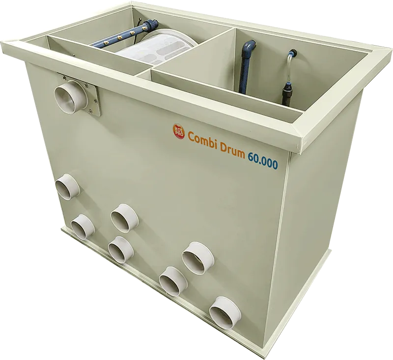 Koi Pro Combi Drum 60.000 Gravity trommelfilter — Trommelfilter bij Vijvercentrum