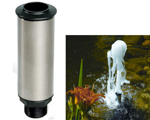 Messner schuimstraalsproeier 1 1/2 inch RVS d41 mm, Fontein accessoire bij Vijvercentrum