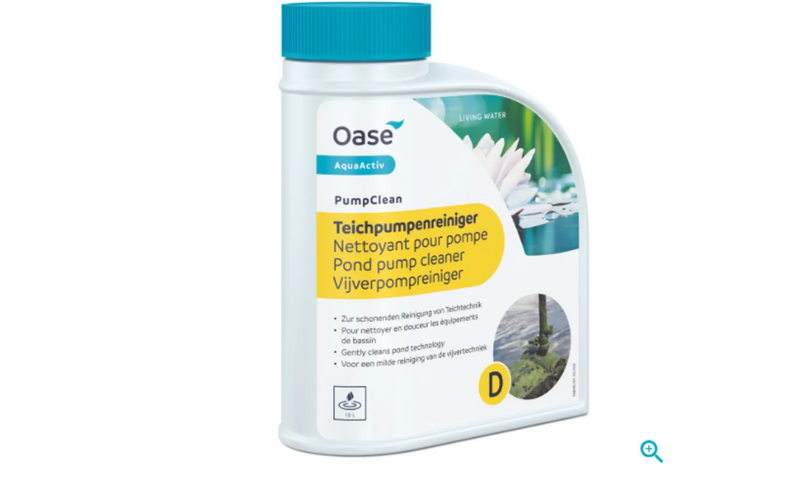 Oase AquaActiv PumpClean 500 ml - Pompreiniger tegen kalkaanslag, afbeelding 2 Onderhoudsproduct
