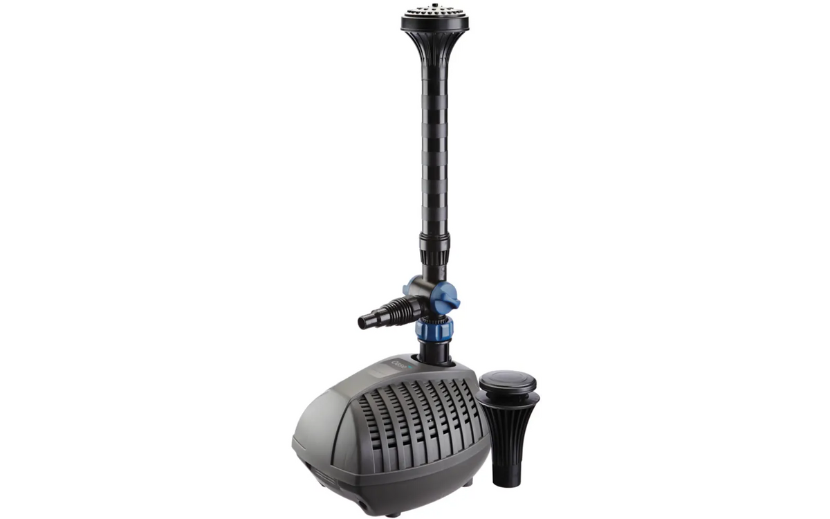 Oase Aquarius Fountain Set Eco 5500 - fonteinpomp met twee sproeiers en tweede uitgang, afbeelding 3 van 3