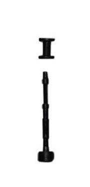Hiblow safety pin SC397 en los borgdeel op witte achtergrond, miniatuur 2