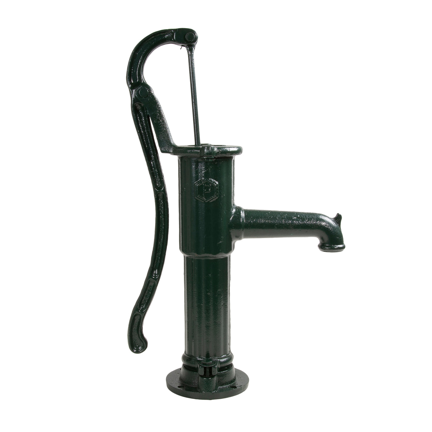 Gietijzeren handpomp NP75 rondflens groen - 28 ltr/min - RC101 A e890