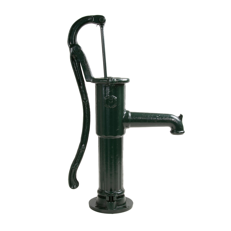 Gietijzeren handpomp NP75 rondflens groen - 28 ltr/min - RC101 A e890, detailaanzicht Handpompen