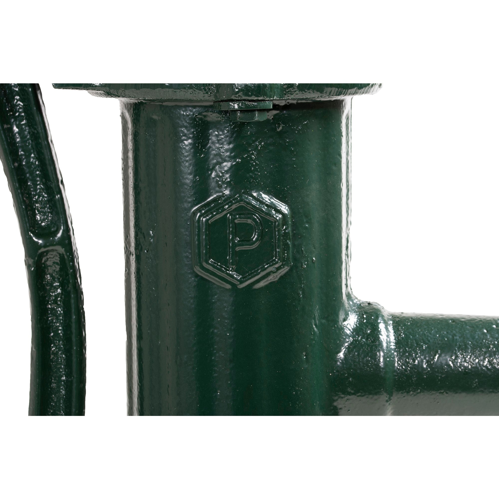 Gietijzeren handpomp NP75 rondflens groen - 28 ltr/min - RC101 C d996
