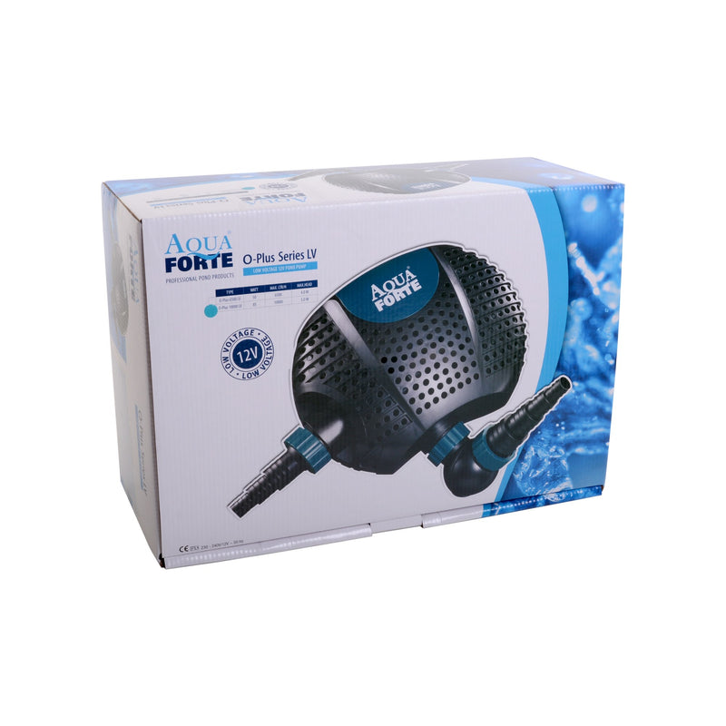 AquaForte O-6500LV vijverpomp 12V laagspanning - RD725 A 51ce, detailaanzicht AquaForte pompen