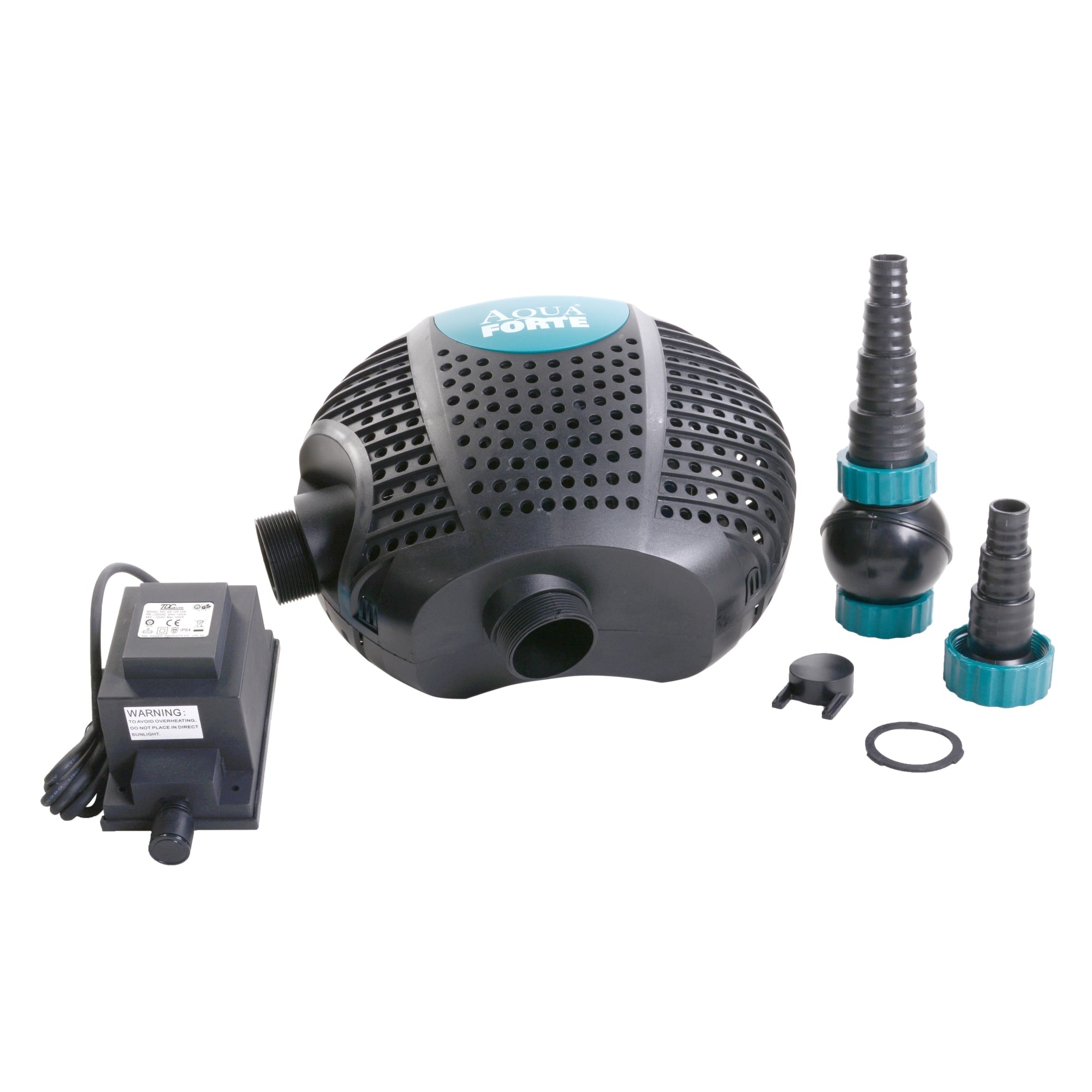 AquaForte O-10000LV vijverpomp 12V - 10.000 l/u laagspanning - RD725 C 5e39