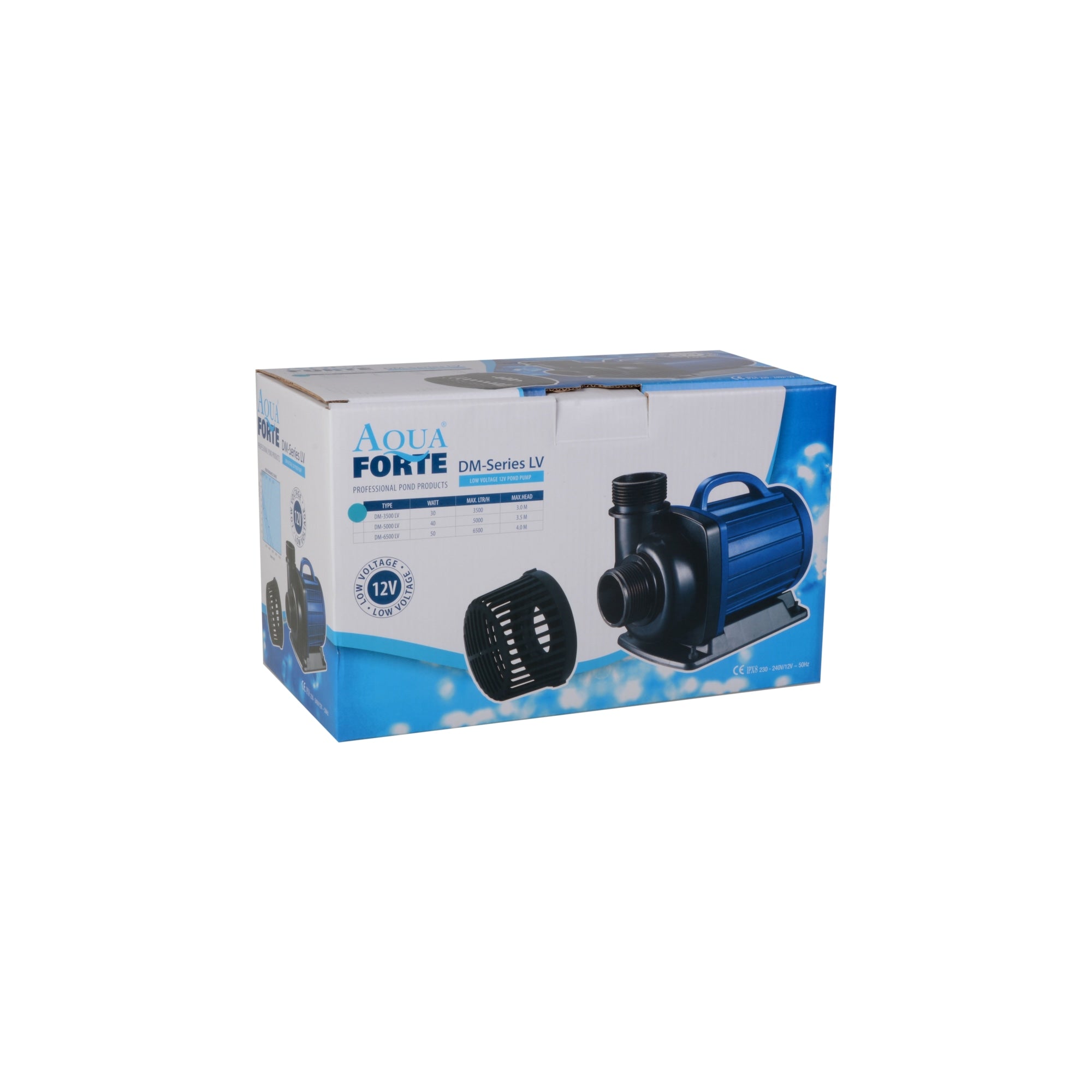 AquaForte DM-3500LV 12V vijverpomp - 3500 liter per uur laagspanning - RD750 a 04b6