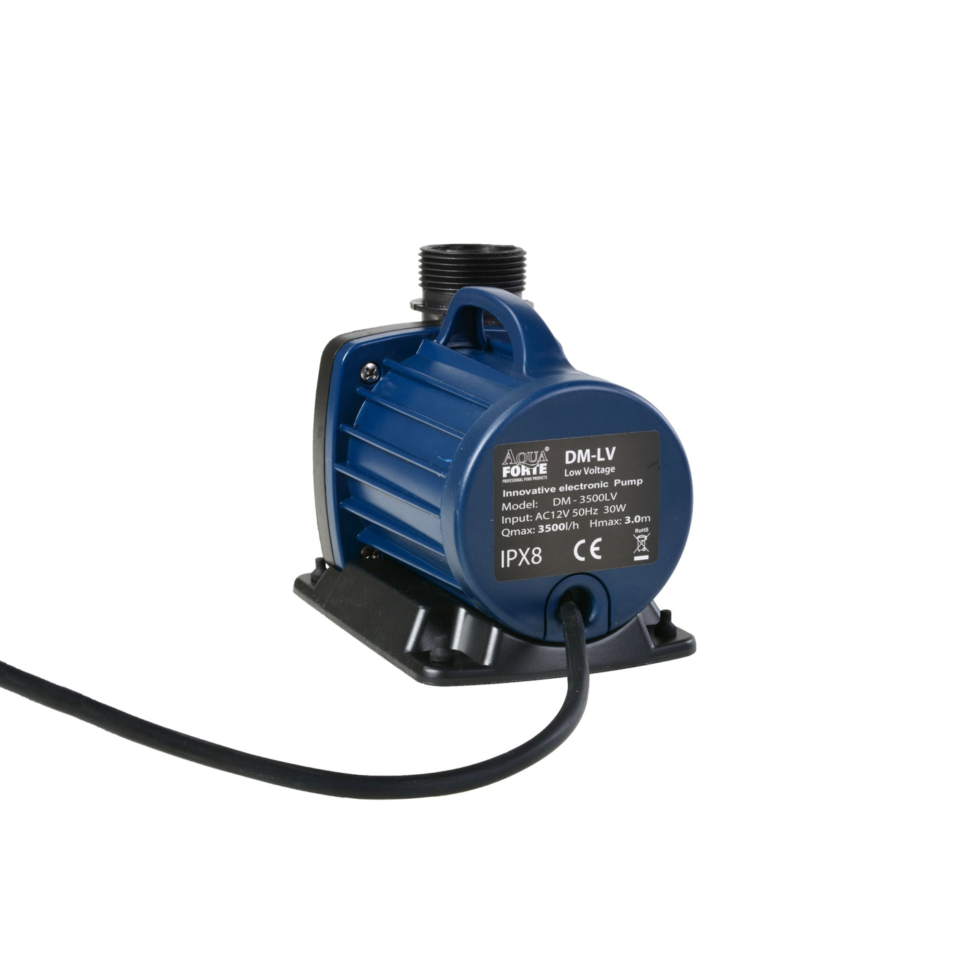 AquaForte DM-3500LV 12V vijverpomp - 3500 liter per uur laagspanning - RD750 c 2bc4