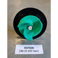 Impeller en as AquaForte DM-20.000 Vario - Vervangingsrotor voor oud model vijverpomp, miniatuur 1