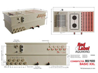 Red Label AquaKing BASIC Combi 80/100 XXL combifilter, technische tekening, miniatuur 4