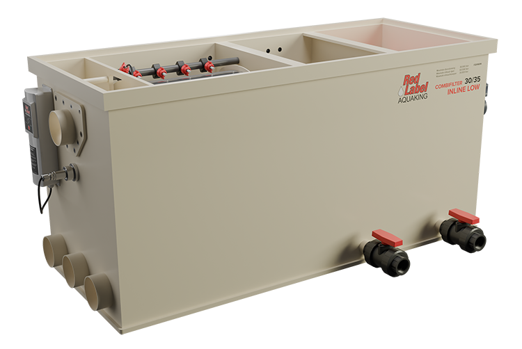 Red Label AquaKing INLINE Combi 30/35 LOW combifilter, productaanzicht