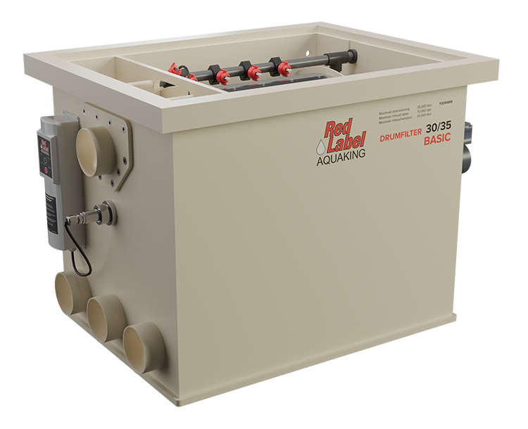 Red Label AquaKing BASIC Drum 30/35 trommelfilter, productaanzicht