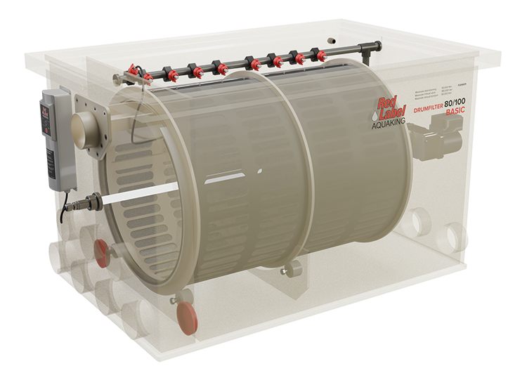 Red Label AquaKing BASIC Drum 80/100 trommelfilter, productaanzicht 2