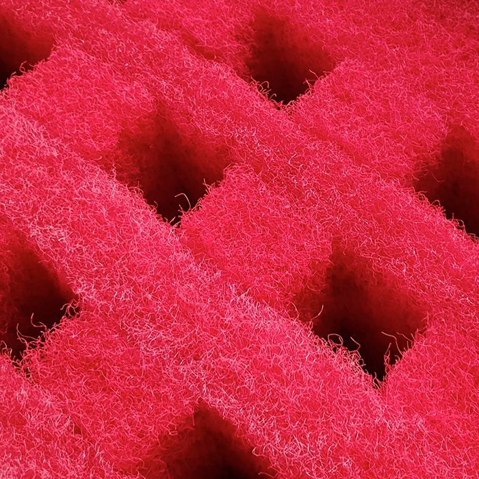 Red Label Red-X filtermat, representatief materiaalbeeld