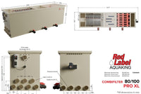 Red Label AquaKing PRO Combi 80/100 XL combifilter, technische tekening, miniatuur 4