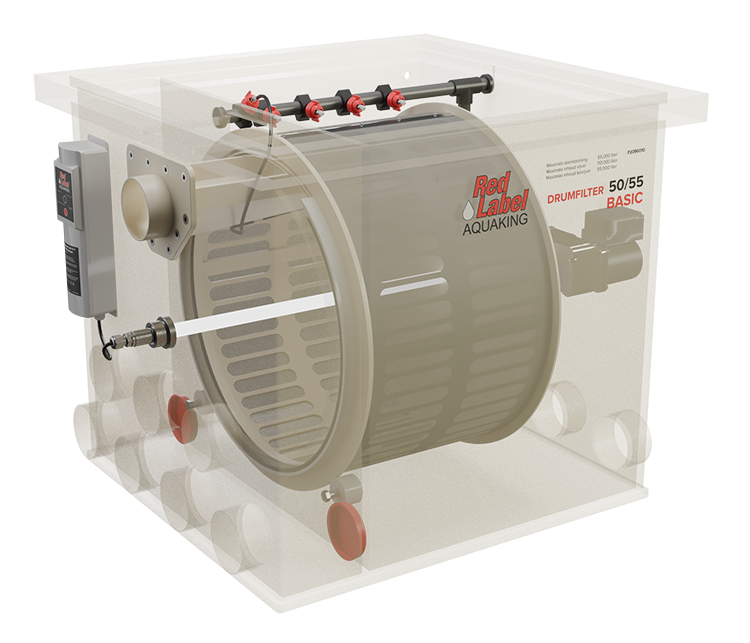 Red Label AquaKing BASIC Drum 50/55 trommelfilter, productaanzicht 2, afbeelding 2 Trommelfilter