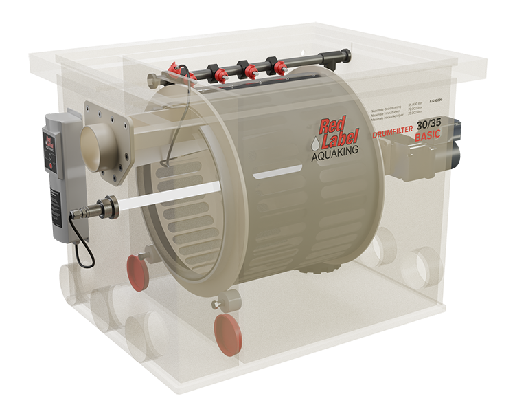 Red Label AquaKing BASIC Drum 30/35 trommelfilter, productaanzicht 2, afbeelding 2 Trommelfilter