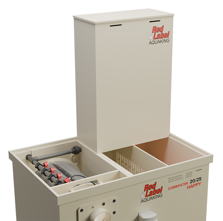 Red Label AquaKing Trickle voor Combi Happy, productaanzicht, Tricklefilter bij Vijvercentrum