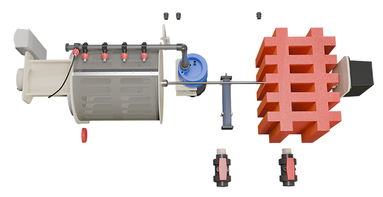 Red Label AquaKing INLINE Combi 20/25 LOW combifilter, productaanzicht 3, afbeelding 3 Combifilter