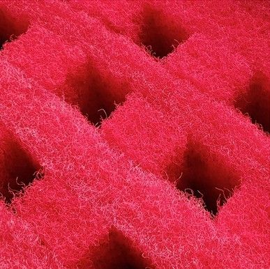 Red Label Red-X filtermat, representatief materiaalbeeld