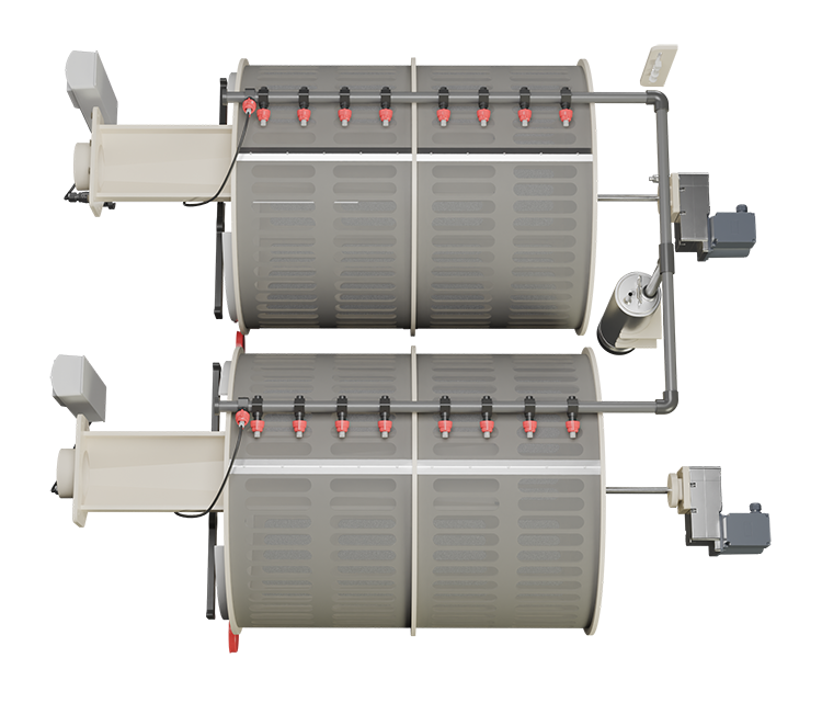 Red Label AquaKing PRO Drum 100/200 XL trommelfilter, productaanzicht 3