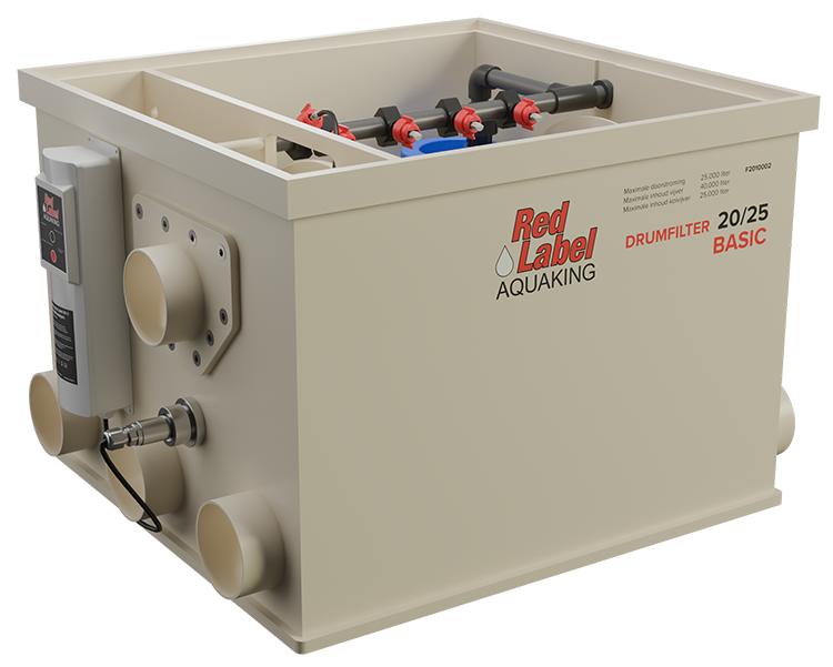Red Label AquaKing BASIC Drum 20/25 trommelfilter, productaanzicht