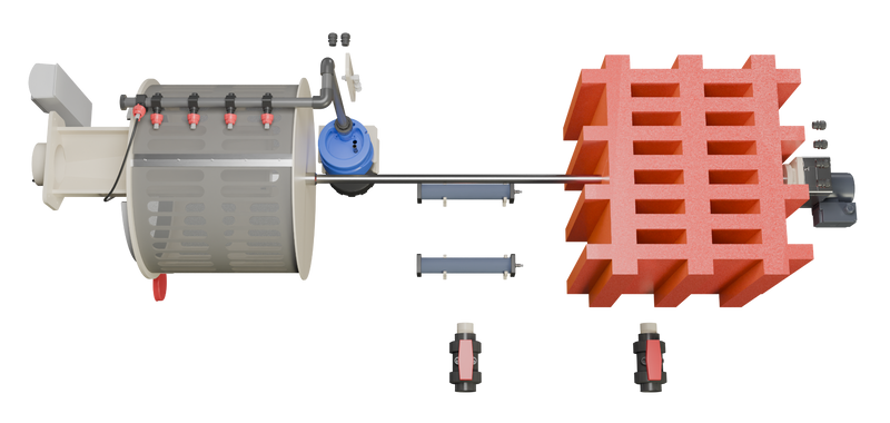 Red Label AquaKing INLINE Combi 30/35 combifilter, productaanzicht 3, afbeelding 3 Combifilter