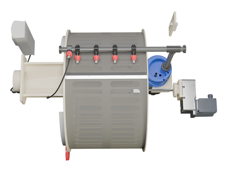 Red Label AquaKing BASIC Drum 50/55 trommelfilter, productaanzicht 3