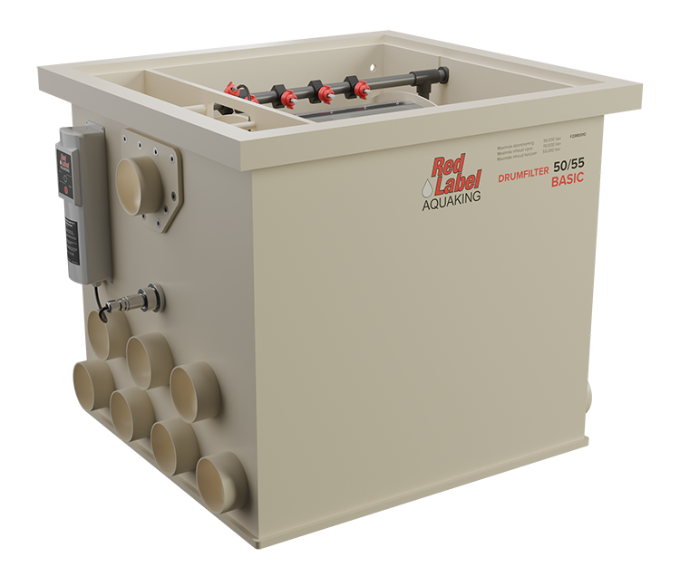 Red Label AquaKing BASIC Drum 50/55 trommelfilter, productaanzicht