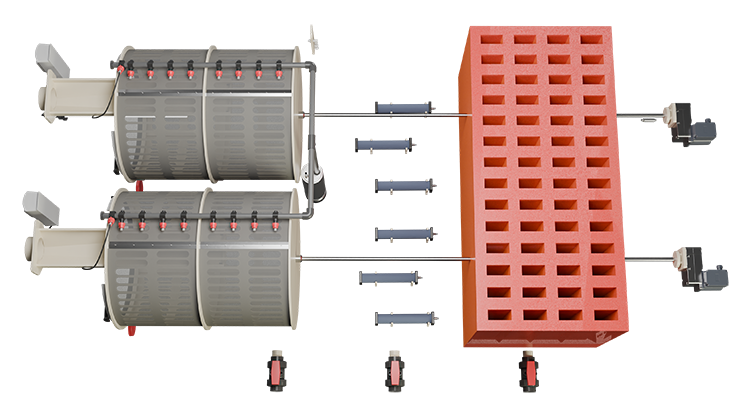 Red Label AquaKing PRO Combi 100/200 XL combifilter, productaanzicht 3