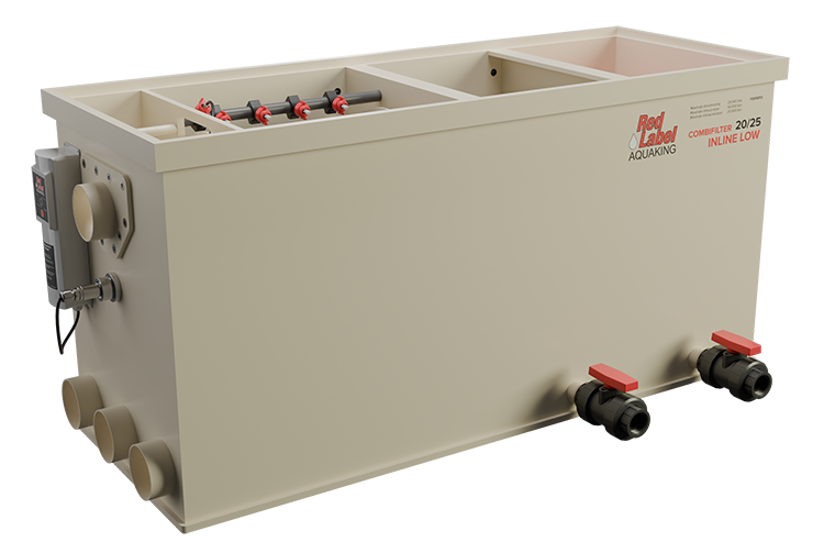 Red Label AquaKing INLINE Combi 20/25 LOW combifilter, productaanzicht
